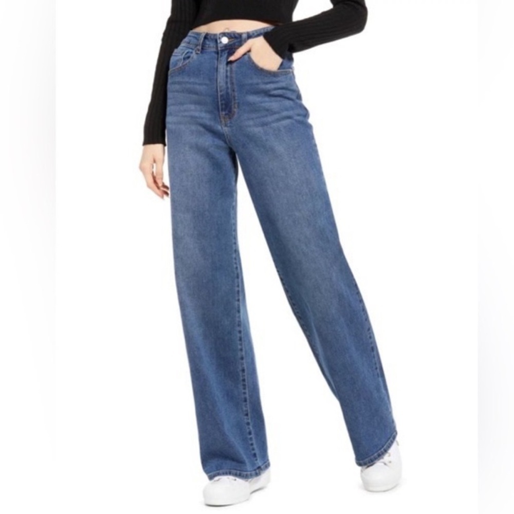 🌻NEW BP. Be Responsible (Nordstrom) Sustainable Wide-leg jeans Womens Size 32